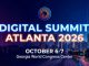 Digital Summit Atlanta 2026 conference banner showing October 6 and 7 event dates